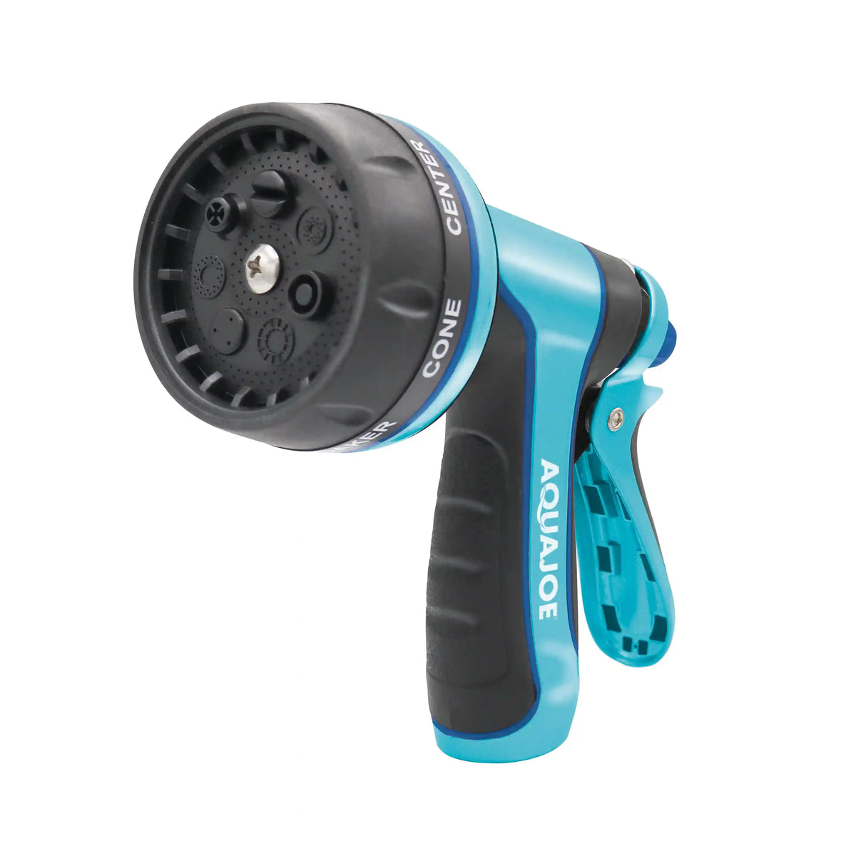 Aqua Joe Indestructible Series Heavy-Duty Metal Trigger Nozzle | Multi-Function | 7-Spray Patterns