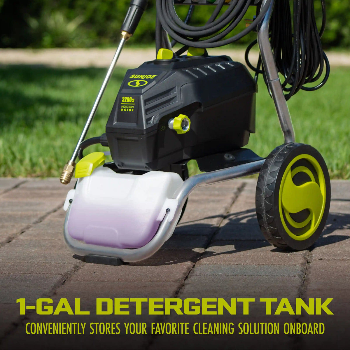 Sun Joe Electric Pressure Washer W/ Quick-Connect Tips + Onboard Detergent Tank | 14.9-Amp