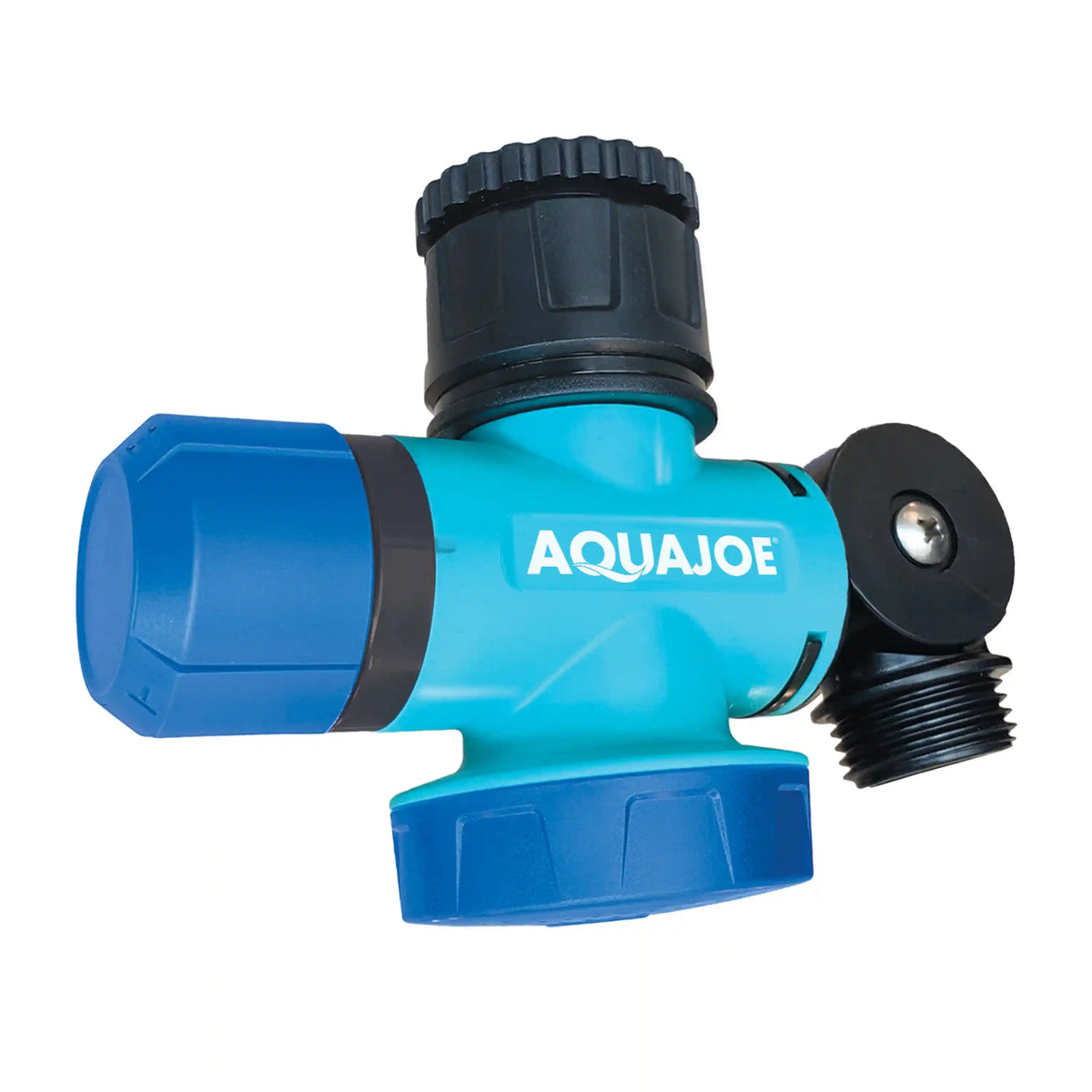 Aqua Joe Multi-Function Outdoor Faucet and Garden Hose Tap Connector | 3/4-Inch Thread Size