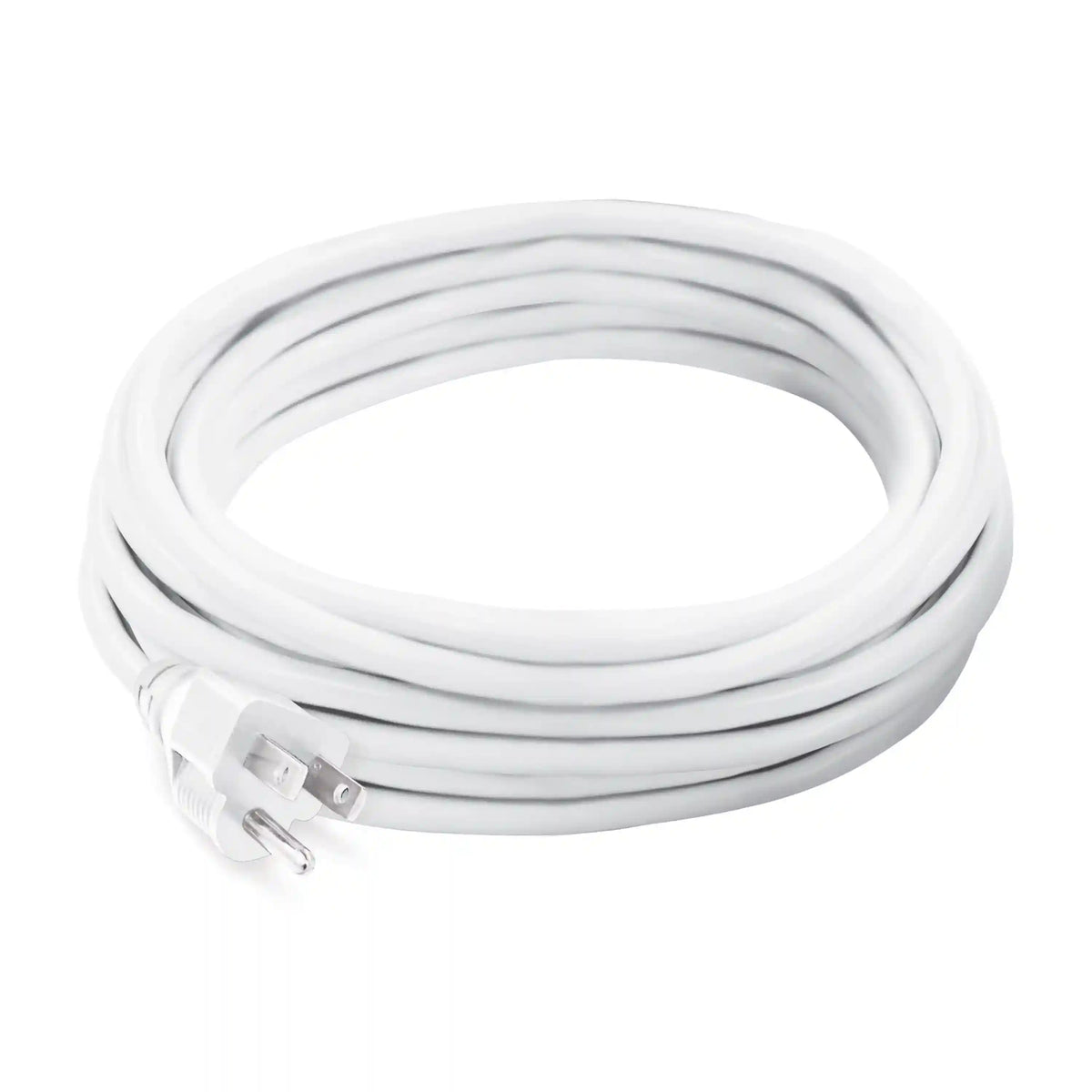 Snow Joe + Sun Joe PJEXT20-163-WHT Vinyl Landscape Outdoor UL Rated Extension Cord | 20-Foot | 16/3-Gauge (White)