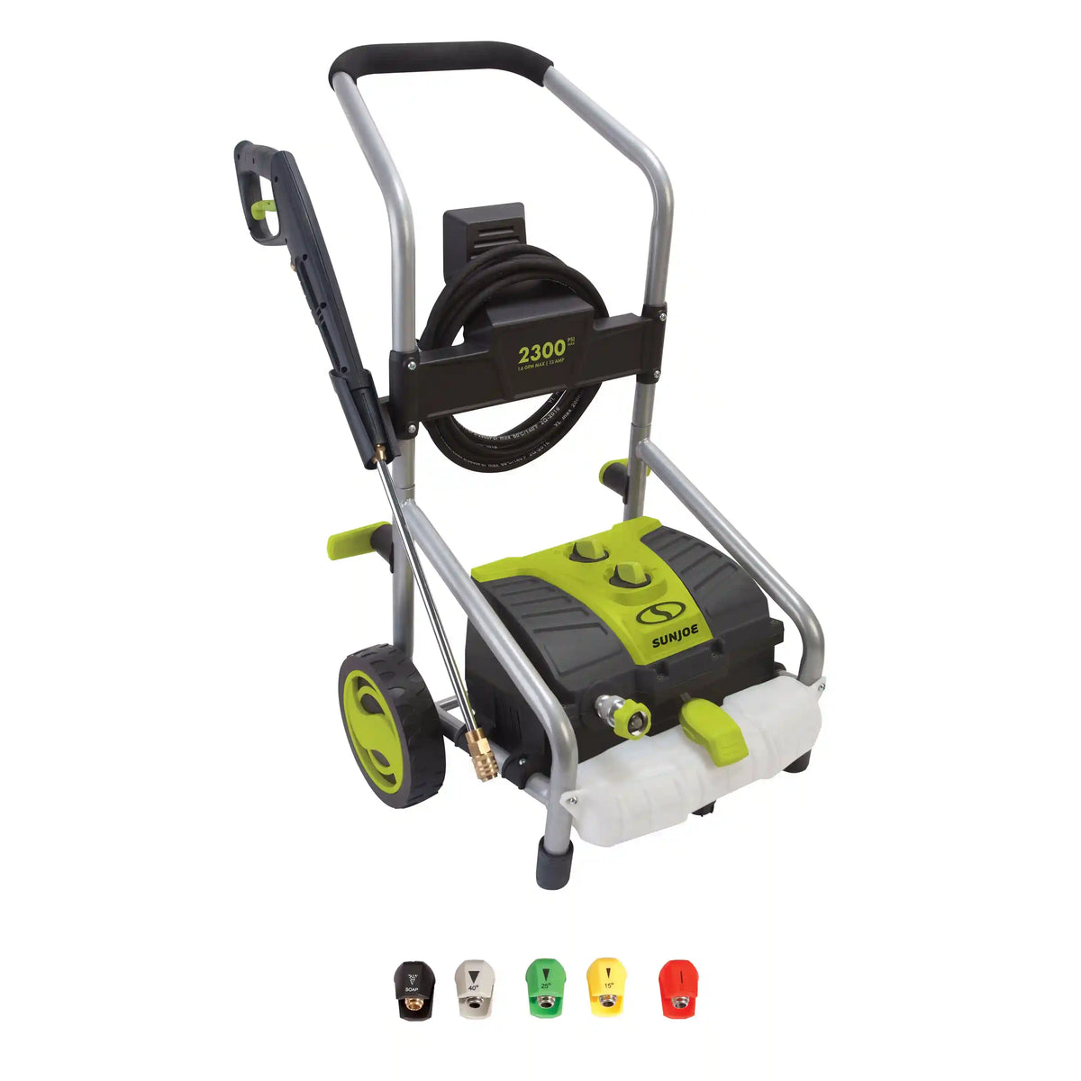 Sun Joe SPX4004-MAX Electric Pressure Washer | Pressure Select Technology | Onboard Detergent Tank