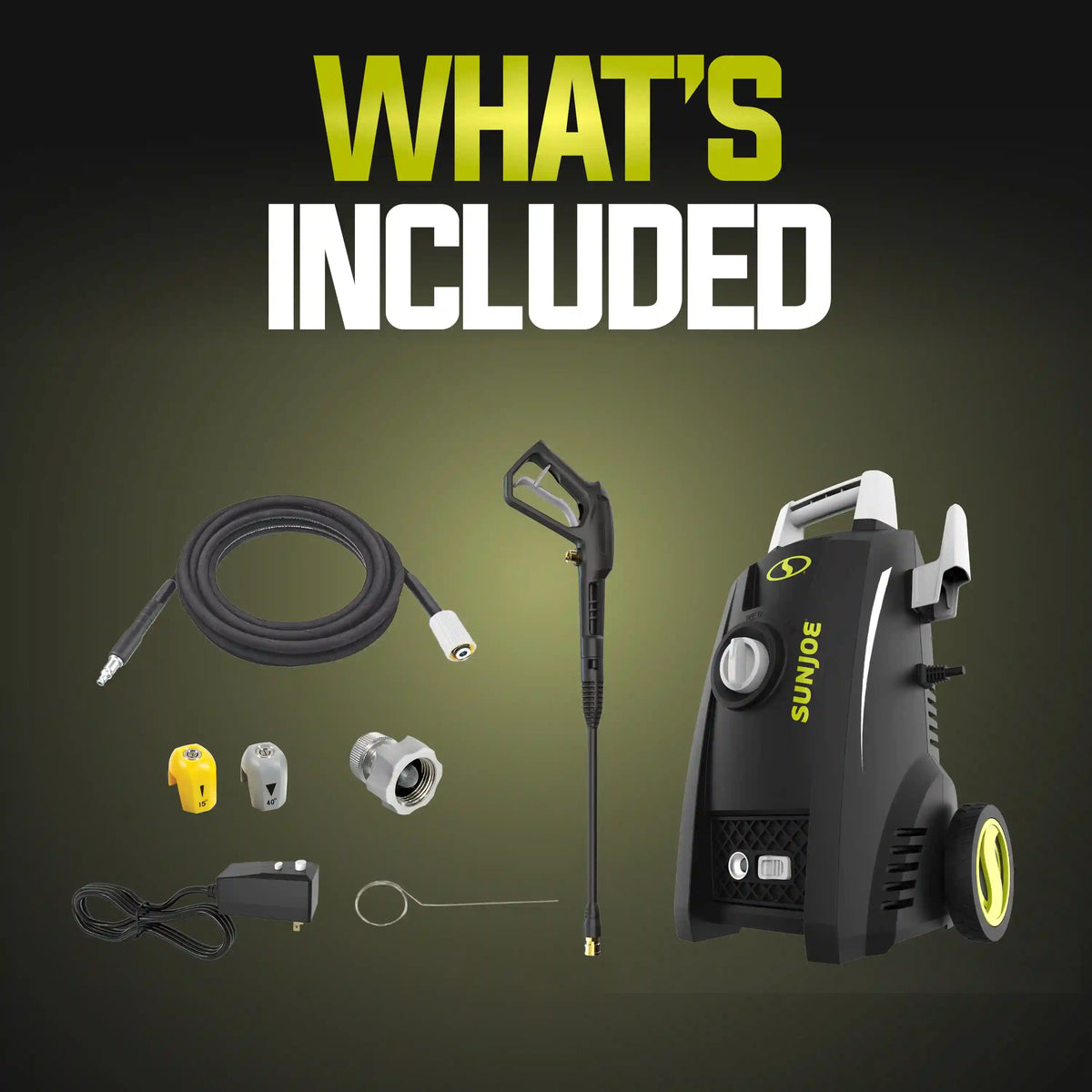 Sun Joe Certified Rated 1600 PSI Electric Pressure Washer | 1.2 Rated GPM | 13-Amp