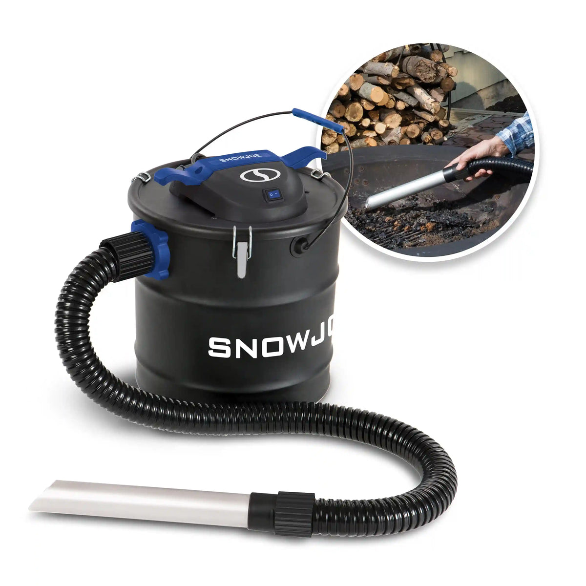 Snow Joe Electric Ash Vacuum | 5 Amp | 4.8 Gallon