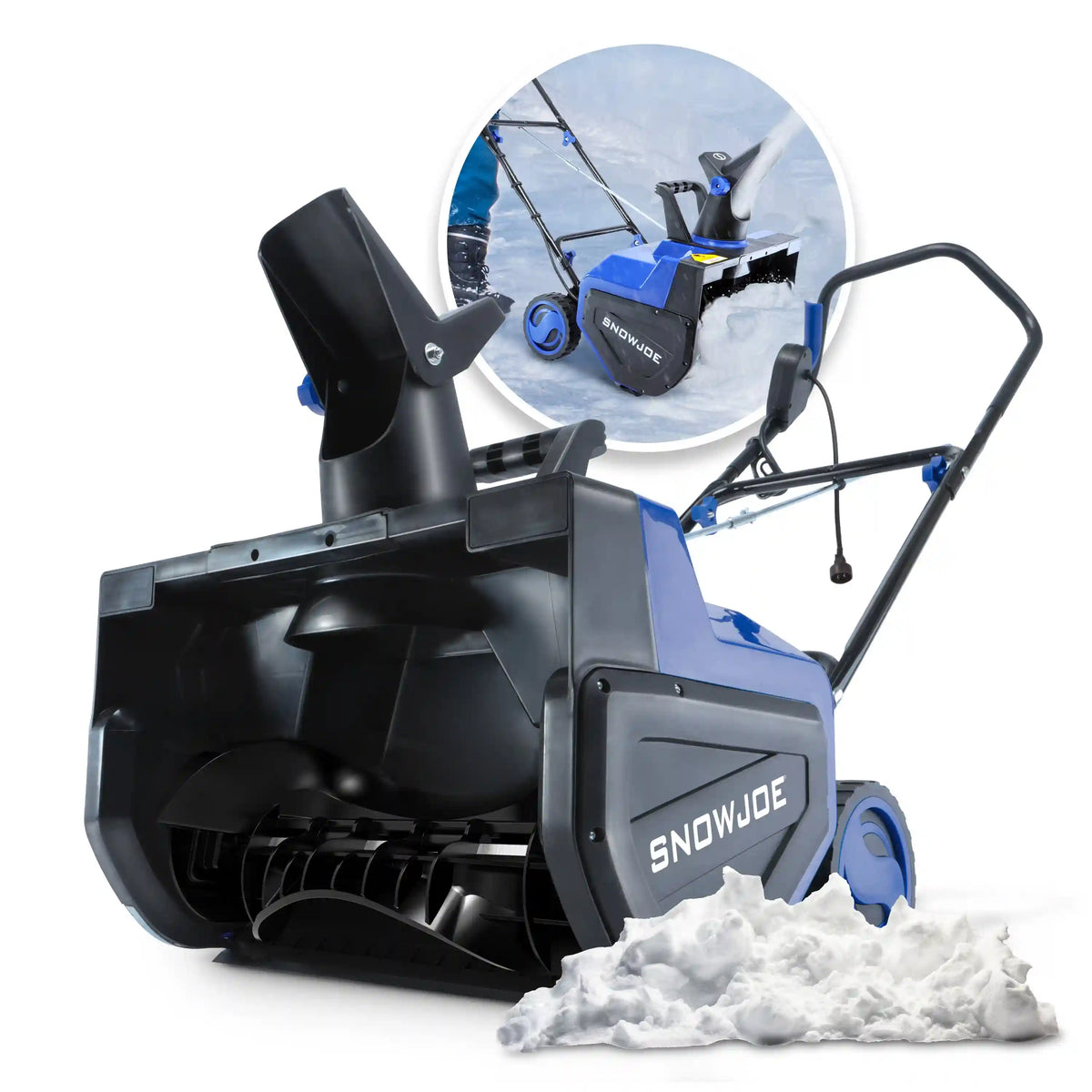 Snow Joe SJ626E Electric Walk-Behind Single-Stage Snow Blower | 22-inch | 14.5-amp