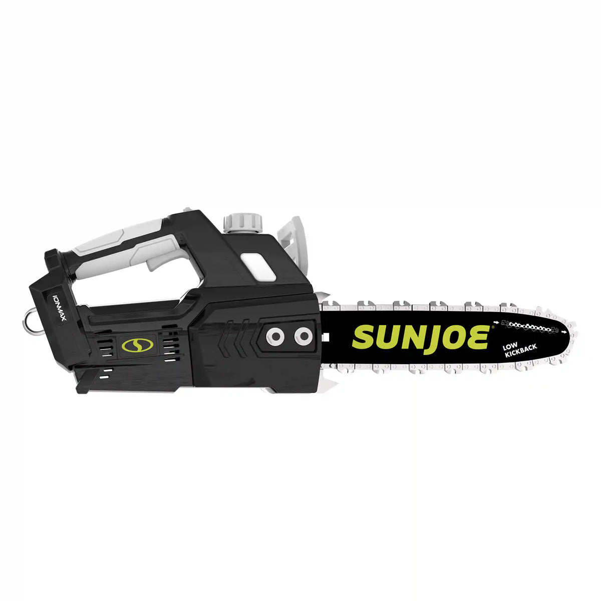 Sun Joe 24-Volt* IONMAX Cordless Self-Oiling Chain Saw Kit | 10-inch | Tool-Less Bar/Chain Tension | W/ 4.0-Ah Battery + Charger (Black)