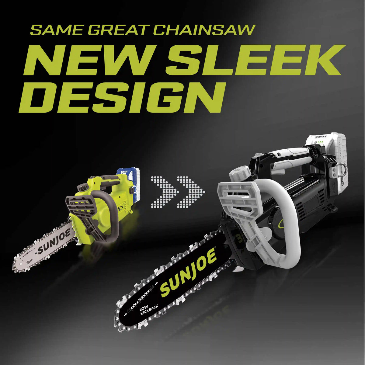 Sun Joe 24-Volt* IONMAX Cordless Self-Oiling Chain Saw Kit | 10-inch | Tool-Less Bar/Chain Tension | W/ 4.0-Ah Battery + Charger (Black)