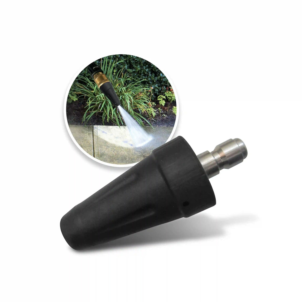 Sun Joe SPX-TSN-34S Universal Turbo Head Spray Nozzle for SPX Series Pressure Washers | 1/4-Inch Quick-Connect