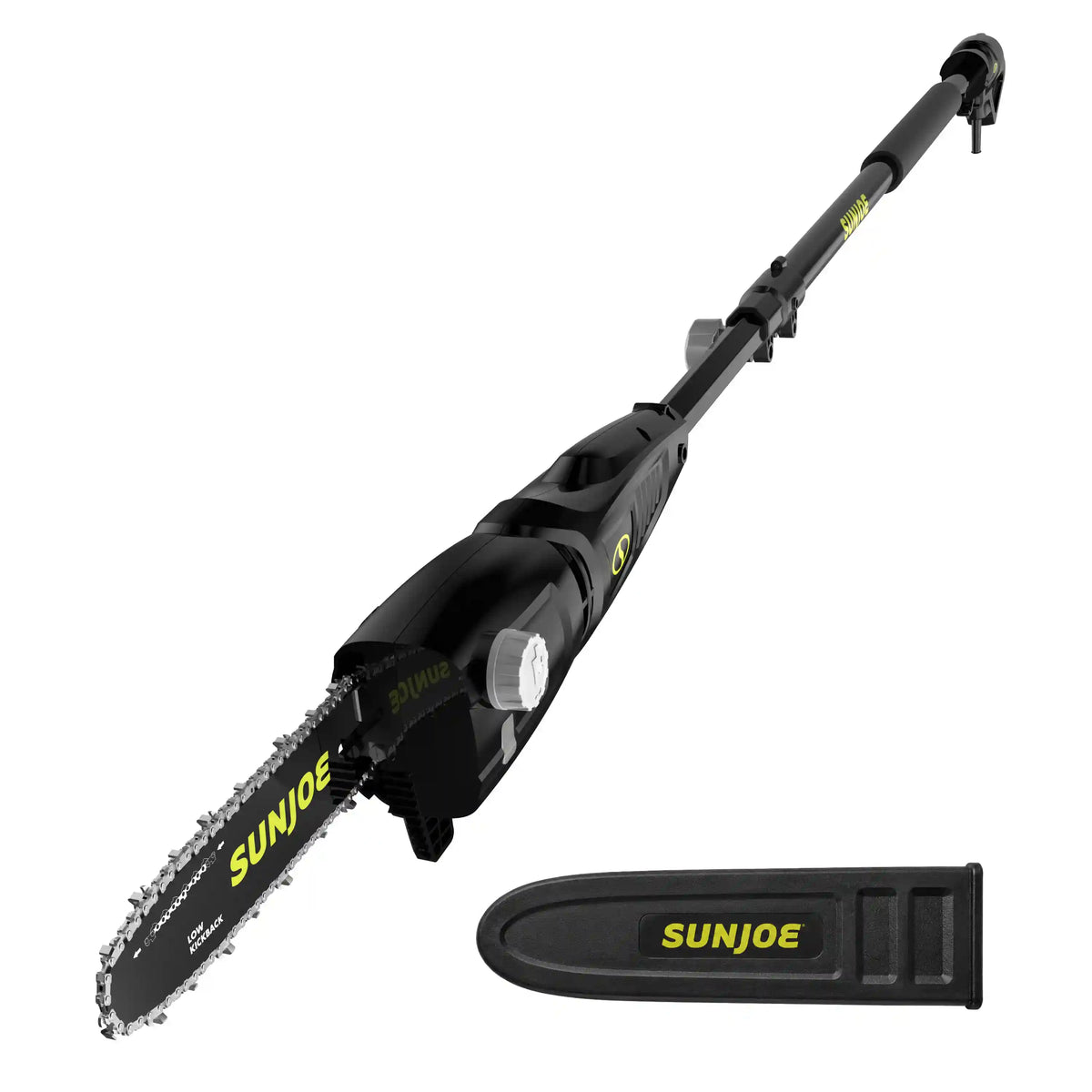 Sun Joe Electric Telescoping Pole Chain Saw | 8-inch | 6.5-Amp | 7-inch Cutting Thickness Max