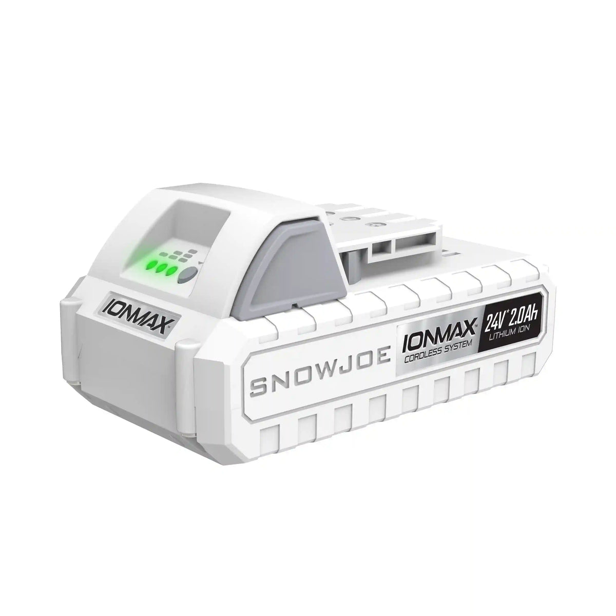 Snow Joe CERTIFIED AUTHENTIC IONMAX 24-Volt* 2.0-Ah Lithium-ION Battery | Universal JOE Brands (Sun Joe, Auto Joe, Snow Joe, Power Joe) IONMAX Devices | Battery Management System | 3-Stage LED Display