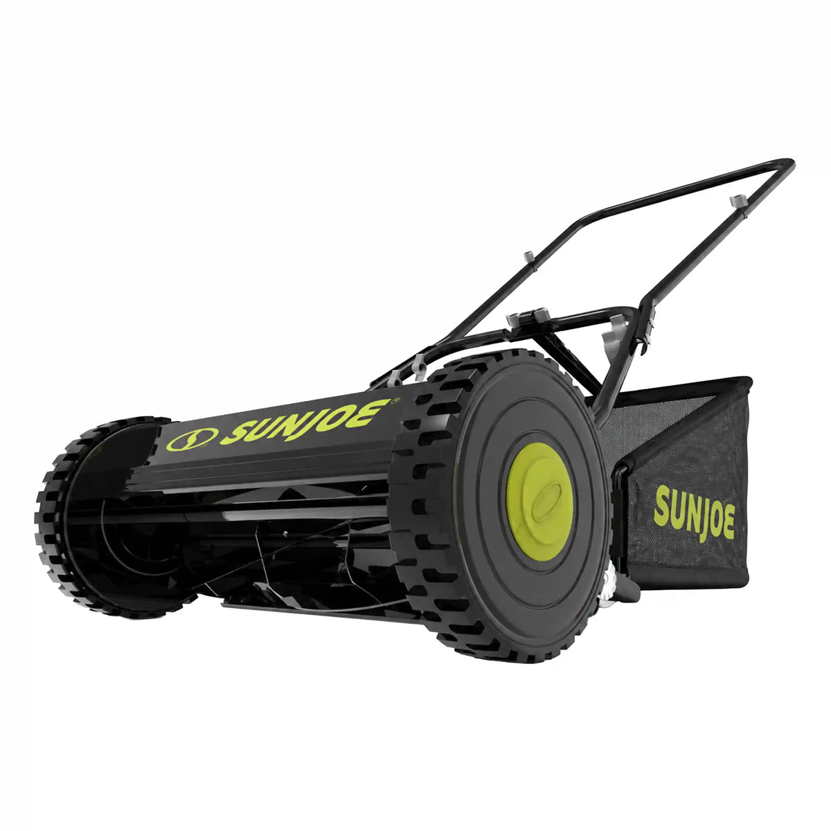 Sun Joe Manual Reel Mower W/ Grass Catcher | 16-inch | 4-Position