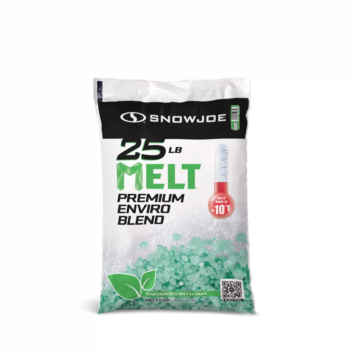Snow Joe Premium Enviro Blend Ice Melter | 25-Lb. Bag | Melts Down To -10°F