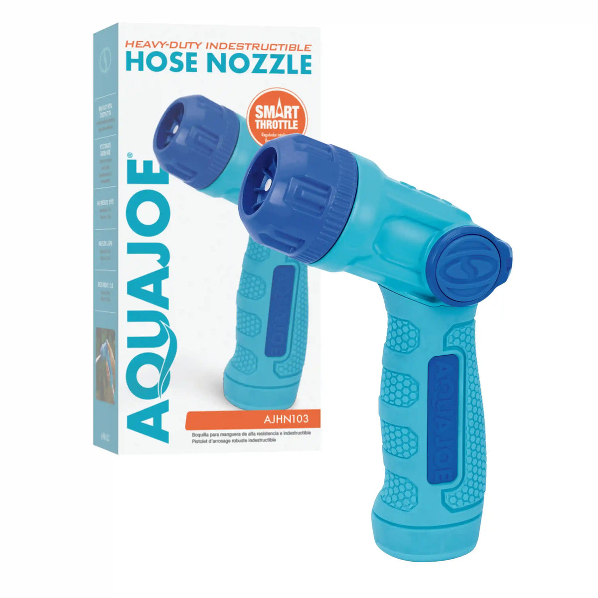 Aqua Joe Multi-Function Adjustable Hose Nozzle | Smart Throttle