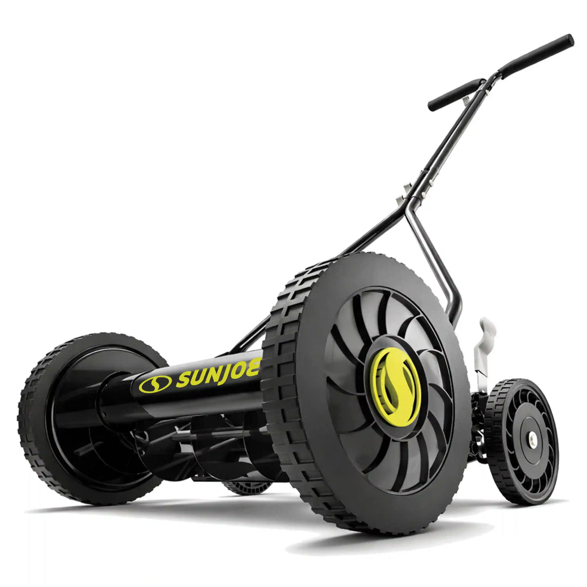 Sun Joe Manual Reel Mower | 14-Inch | Quad Wheel | 9-Position