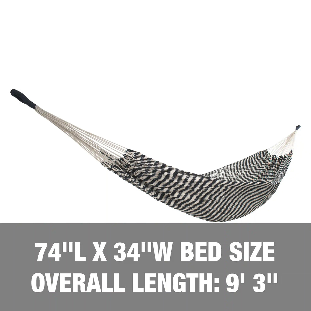 Bliss Hammocks Brazilian Style Rope Hammock W/ Hanging Hardware | 34-in. Wide | 350 Lb. Capacity