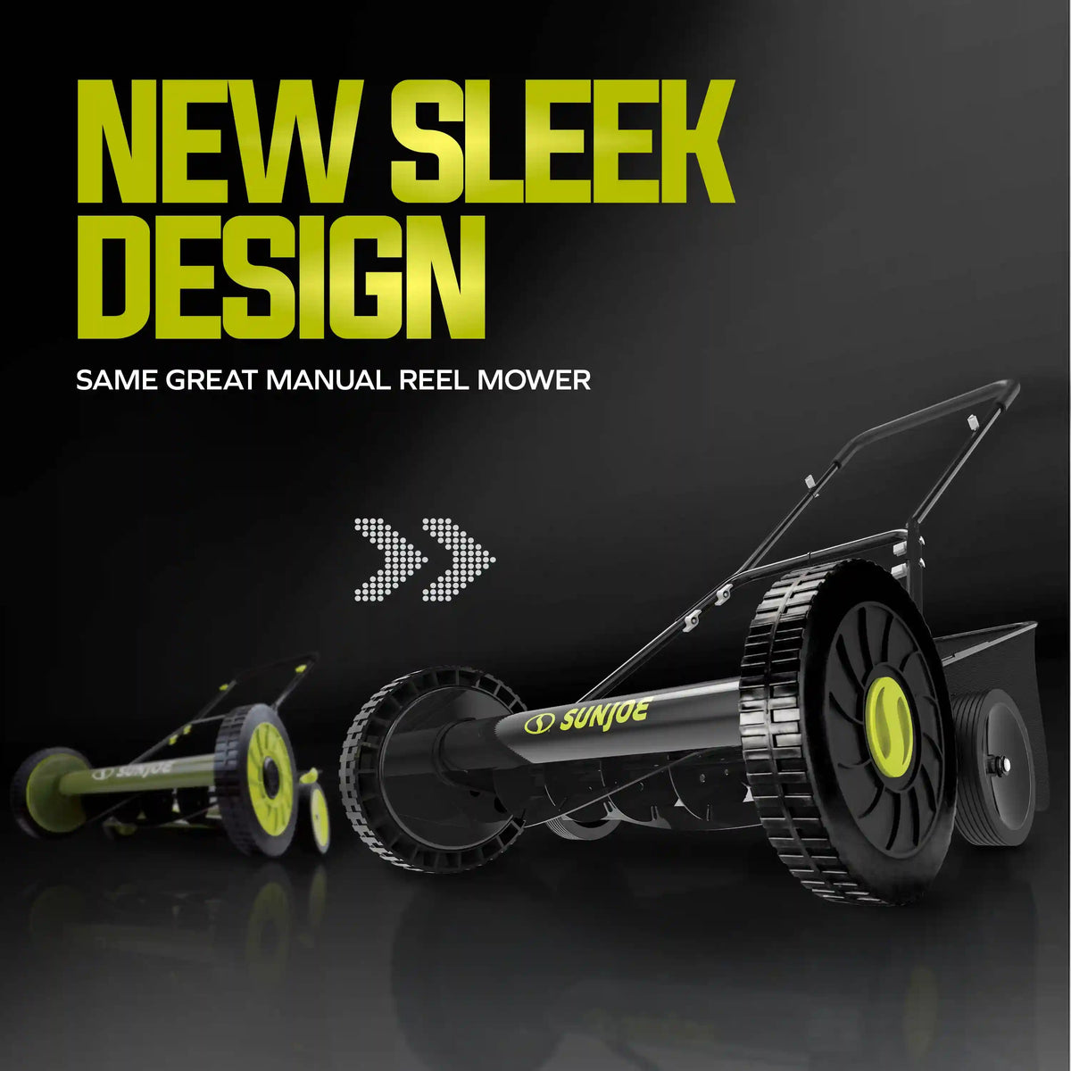 Sun Joe Manual Reel Mower W/ Grass Catcher | 20-inch | 9-Position
