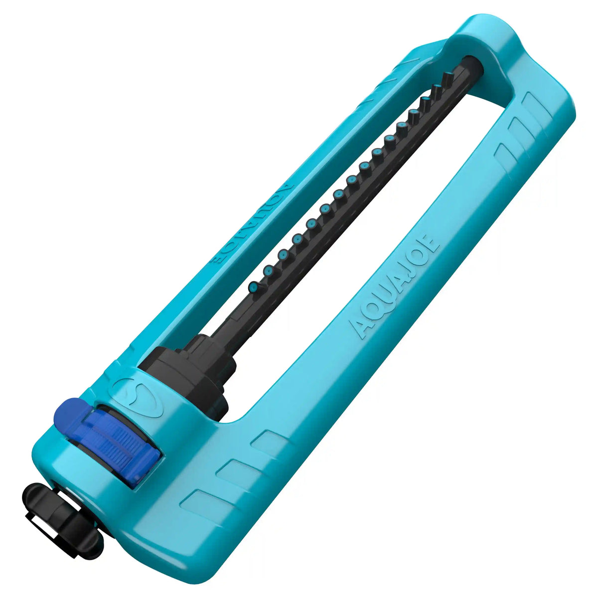 Aqua Joe Indestructible Metal Base Oscillating Sprinkler | Adjustable Spray Patterns | 3,600 Sq. Ft. Max Coverage
