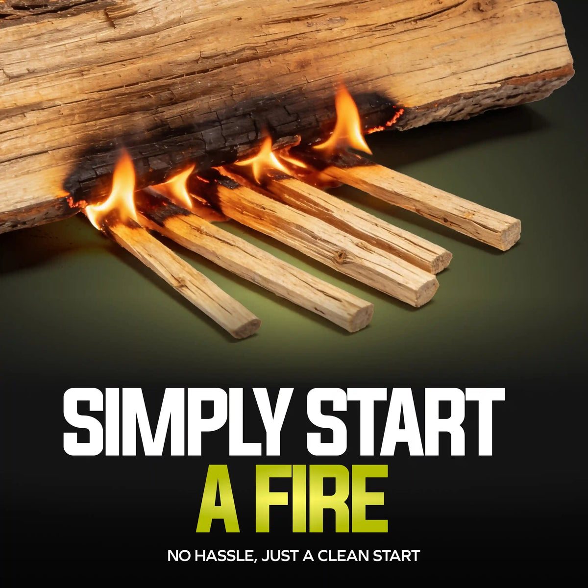 Sun Joe All-Natural Fire Starter Sticks | Pine Kindling for Fireplaces, Campfires, Wood Stoves, Fire Pits & Grills | 25 Lbs.