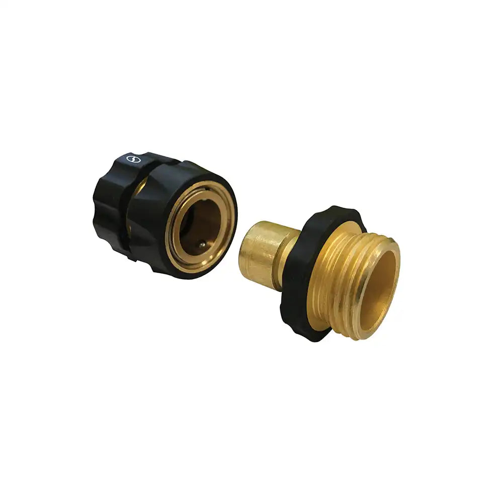 Sun Joe SPX-UQC3K Brass 3-Piece Universal Pressure Washer to Garden Hose Quick-Connect Kit