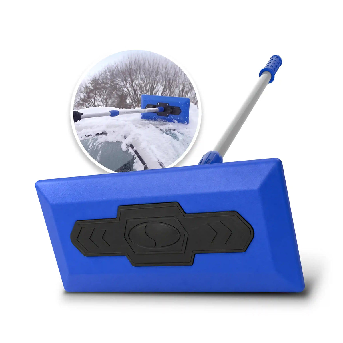Snow Joe Extendable Arctic Broom | Heavy-duty Wide EVA Foam Head |  35-Inch