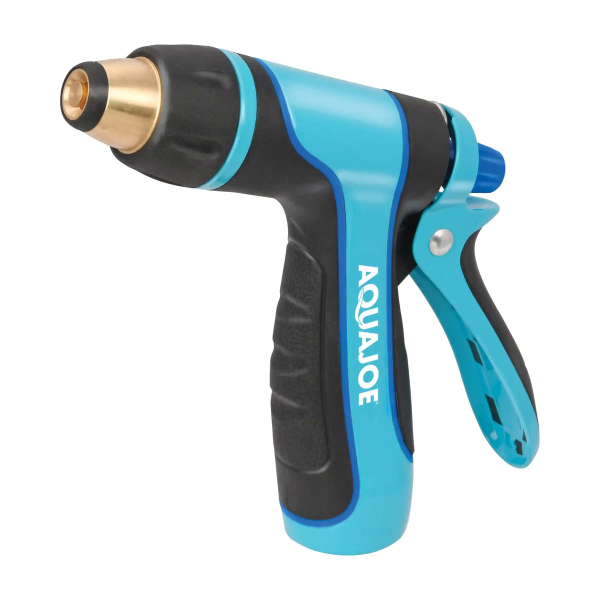 Aqua Joe Indestructible Multi-Function Adjustable Hose Nozzle | Trigger Flow Control | 3 Selectable Settings