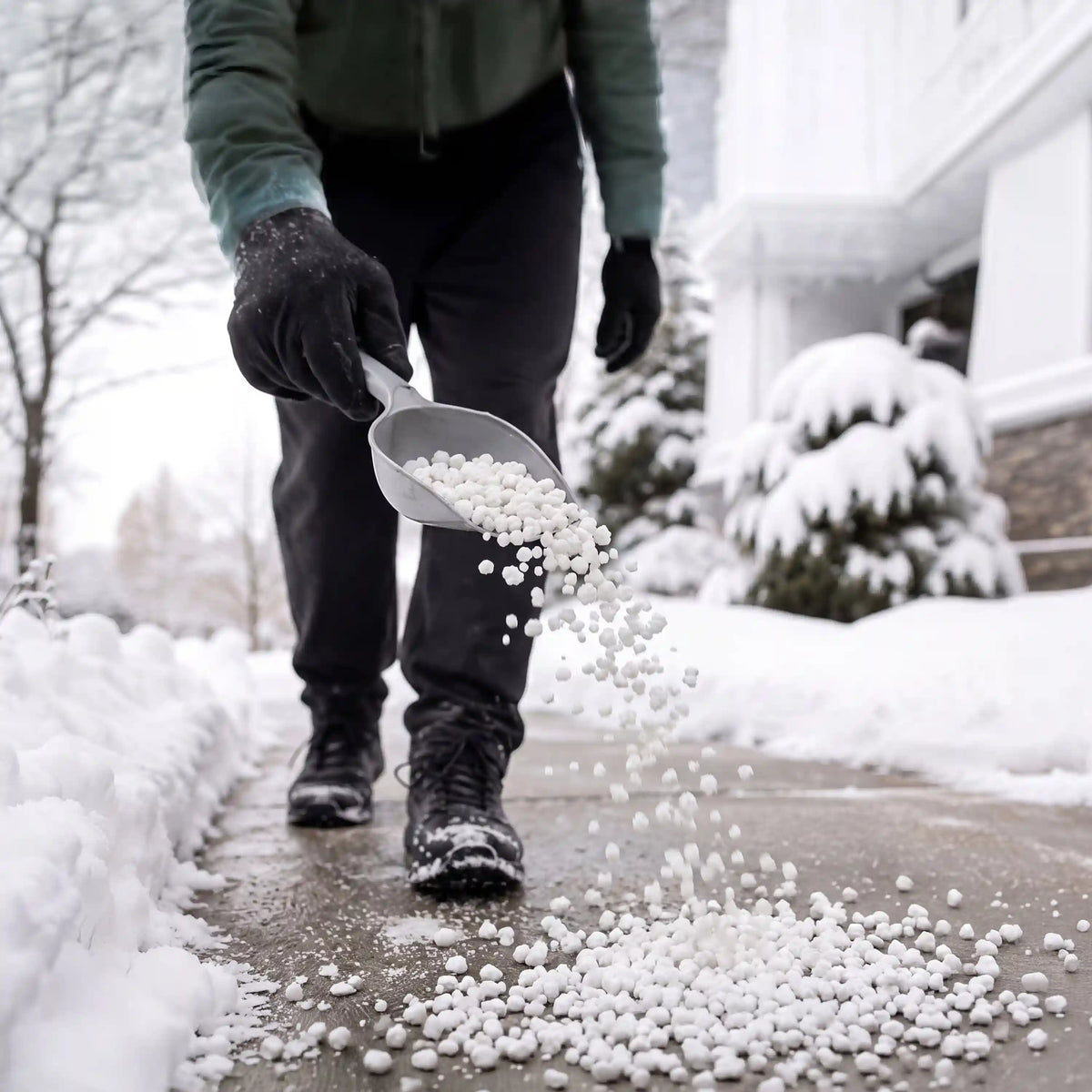 Snow Joe MELT25CCP Calcium Chloride Pellets Professional Strength Ice Melter| 25 Lbs.