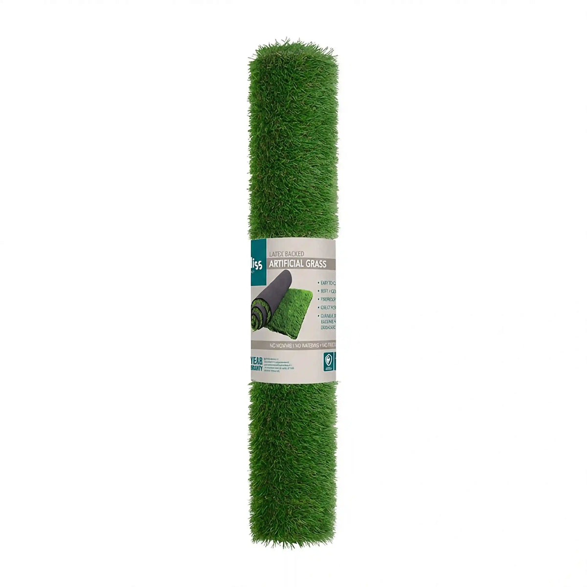 Bliss Artificial Grass | Runner Rug Indoor/Outdoor Versatile Mat | Easy Clean Drainage | 3' x 10'