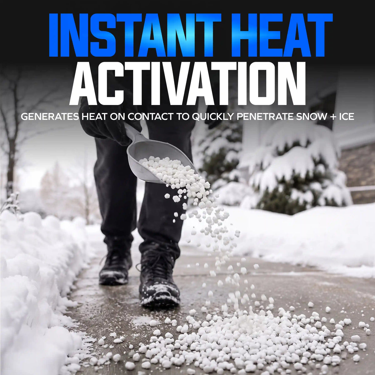 Snow Joe MELT25CCP Calcium Chloride Pellets Professional Strength Ice Melter| 25 Lbs.