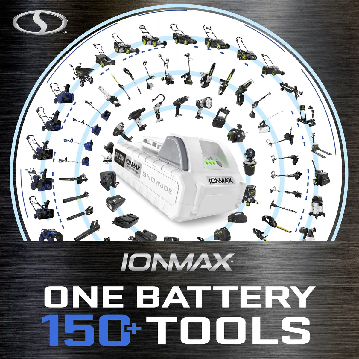 Snow Joe + Sun Joe CERTIFIED AUTHENTIC 24-Volt* Starter Kit | W/ 2 x 5.0-Ah Batteries + Dual Port Charger