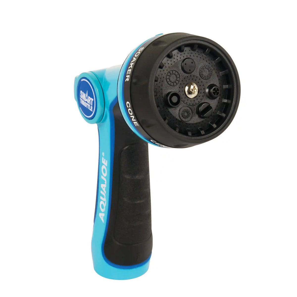 Aqua Joe Heavy-Duty Multi-Function Hose Nozzle W/ Smart Throttle | 7 Spray Patterns