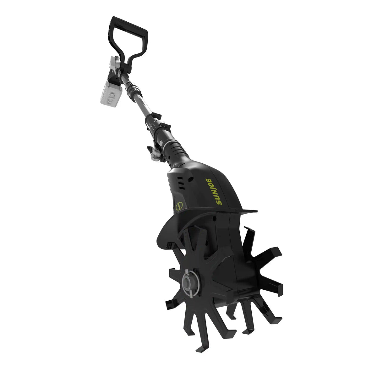 Sun Joe 24-Volt* IONMAX Cordless Garden Tiller + Cultivator Kit | 6-Inch Blade | W/ 2.0-Ah Battery + Charger (Black)