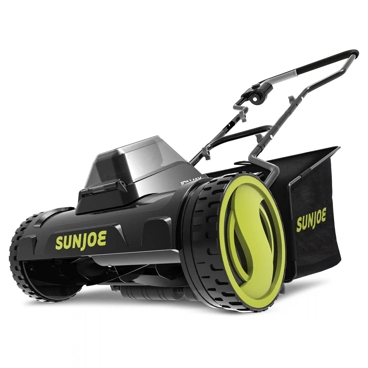 Sun Joe 24-Volt* IONMAX Cordless Push Reel Mower W/ Collection Bag | 15-inch | W/ 4.0-Ah Battery + Charger