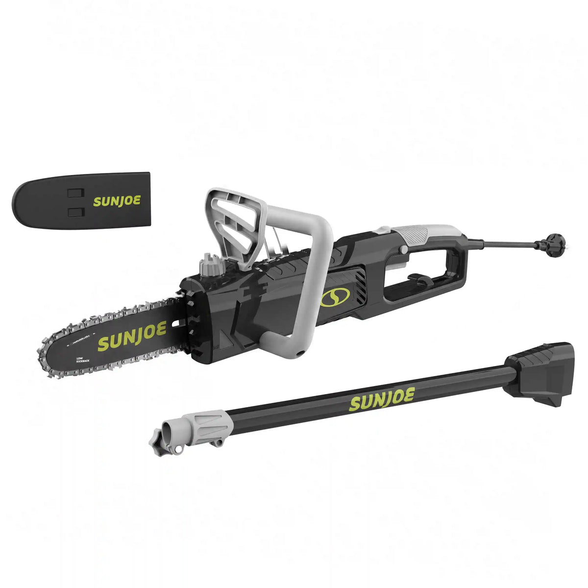 Sun Joe Electric Convertible Pole Chain Saw | 8-inch | 6-Amp | 7.5-inch Cutting Thickness Max