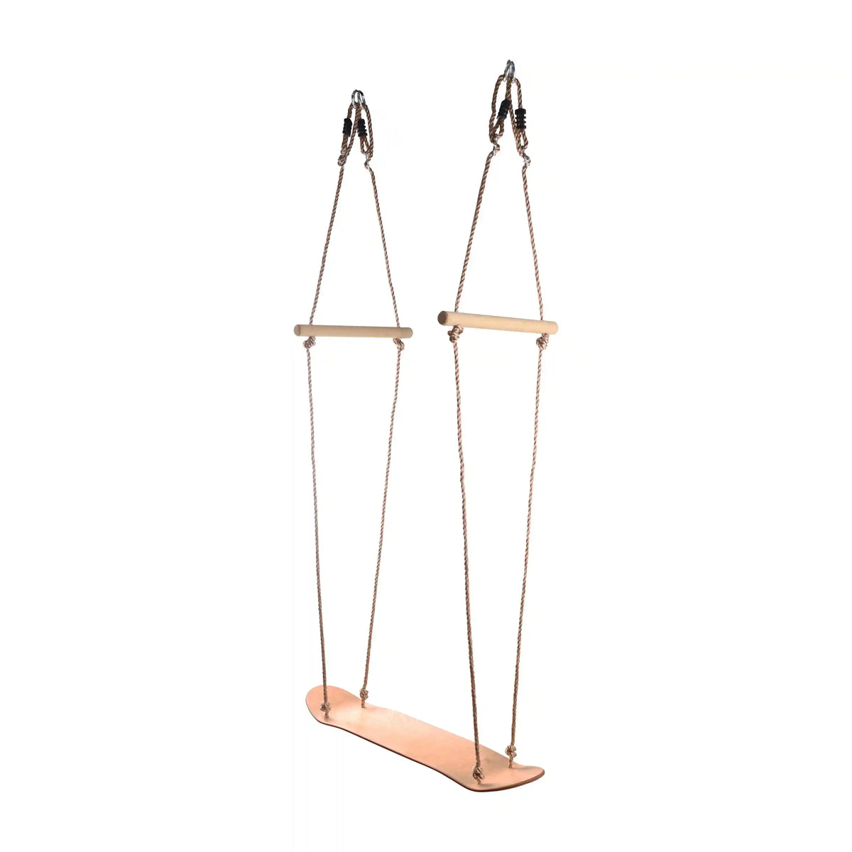 Bliss Outdoors BH-992B Wooden Skateboard Swing w/ Handle Bars & Hanging Hardware | 200 Lb. Capacity