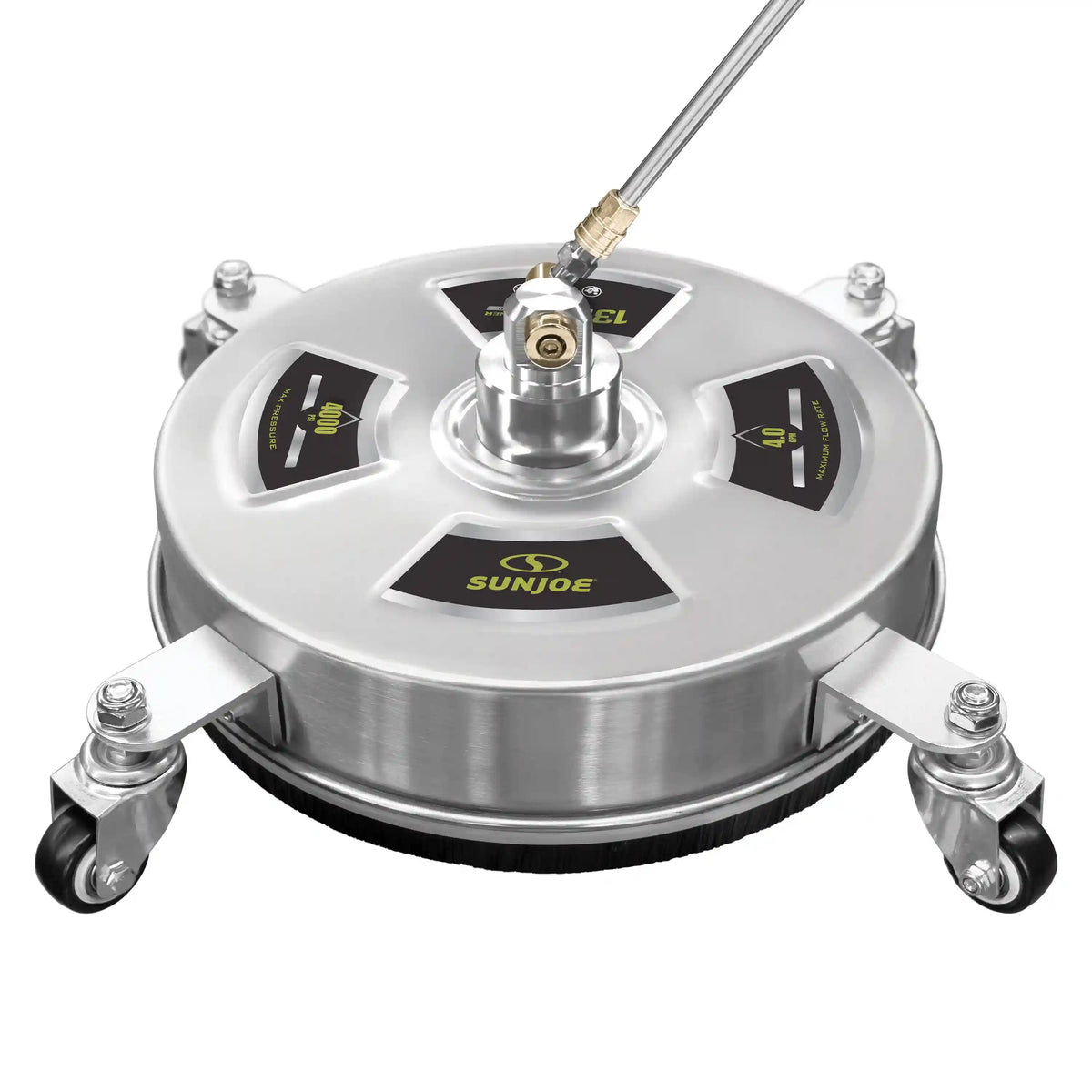 Sun Joe Multi-Surface Deck + Patio Cleaning Attachment for SPX Series Pressure Washers | 14-inch | Stainless Steel