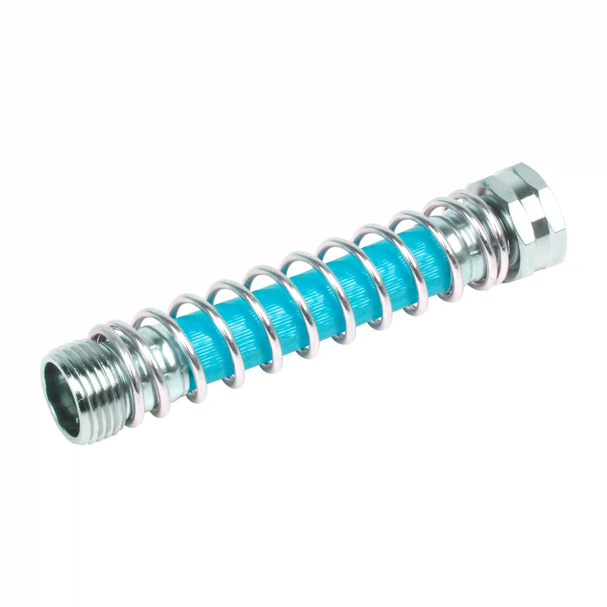 Aqua Joe SJI-KFHS1 Heavy Duty Coiled Spring Hose Kink Protector & Faucet Extension(Lead Free,Phthalate Free,BPA Free)