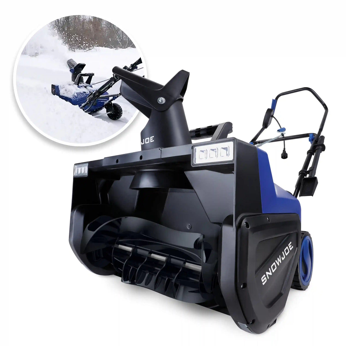 Snow Joe Electric Walk-Behind Snow Blower W/ Dual LED Lights | 22-inch | 15-amp
