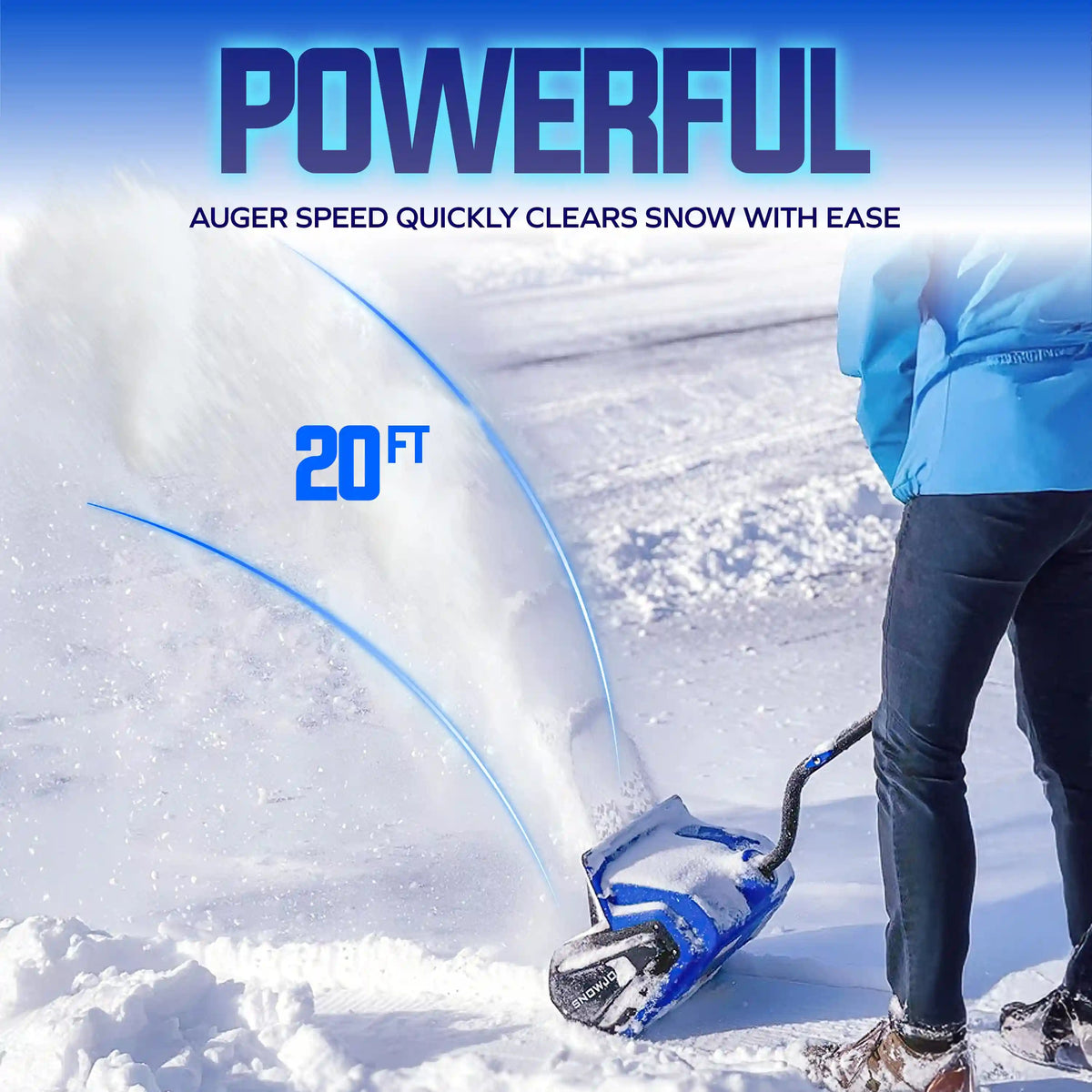 Snow Joe 24-Volt* IONMAX Cordless Snow Shovel Bundle | W/ 4.0-Ah Battery, Charger, Battery Holder, and Cover