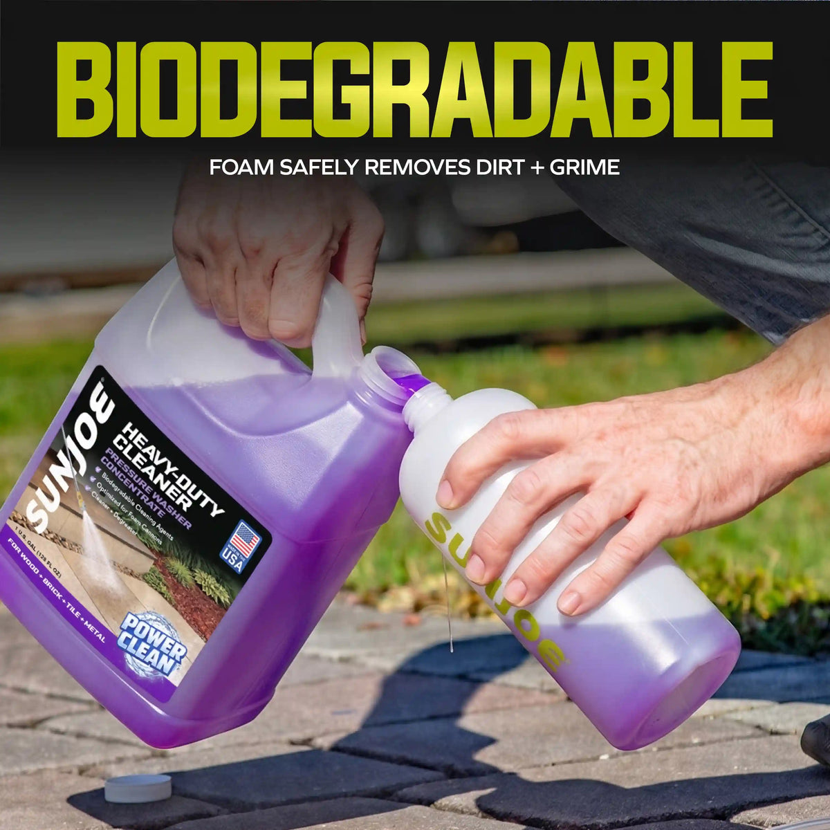 Sun Joe All-Purpose Heavy Duty Pressure Washer Rated Cleaner + Degreaser | 1 Gal.
