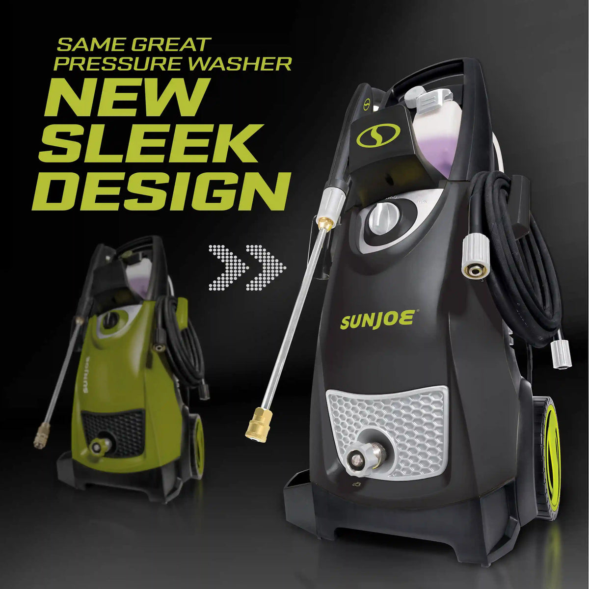 Sun Joe SPX3000® Certified Rated 2030 PSI Electric Pressure Washer | 1.2 GPM Rated Flow | Onboard Detergent Tanks | Clean Patios, Decks, Sidewalks, Cars, Boats, RVs, ATVs