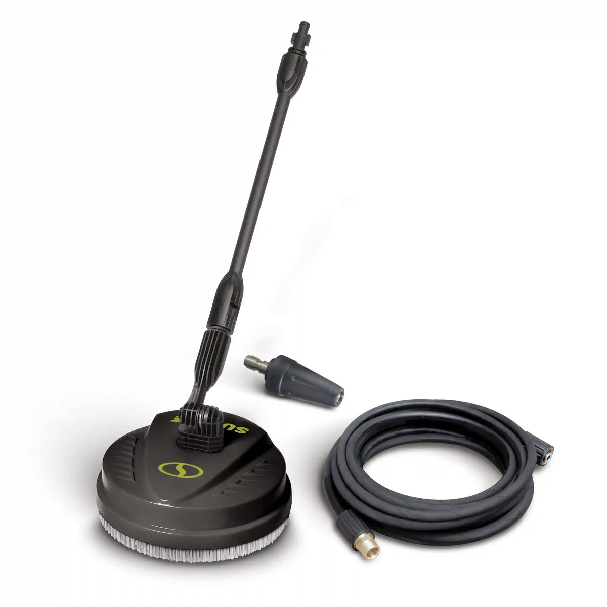 Sun Joe Pressure Washer Patio Cleaning Bundle W/ Extension Hose | Surface & Patio Cleaner + Turbo Spray Nozzle