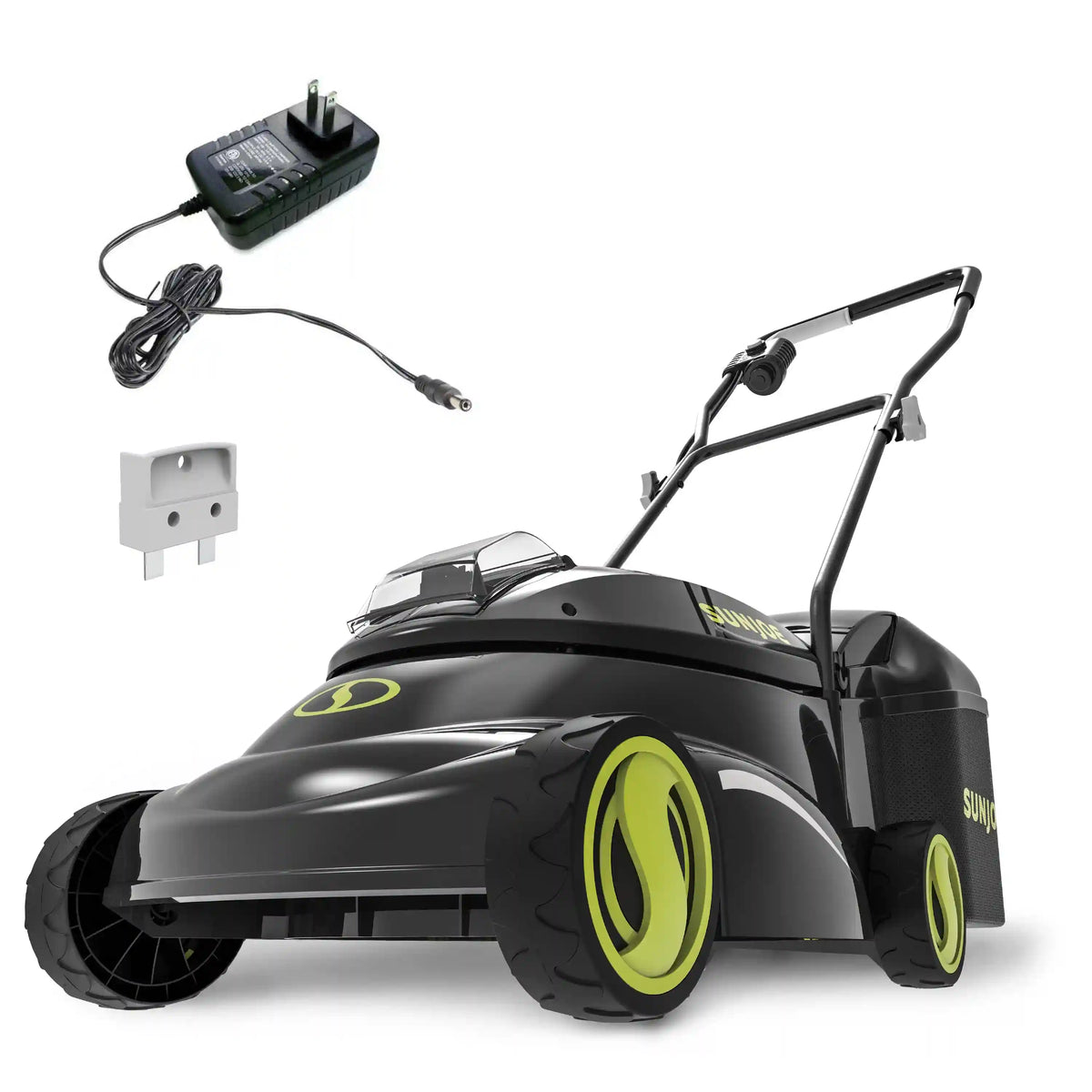 Sun Joe 28-Volt Cordless Walk-Behind Push Lawn Mower | 14-inch | 4.0-Ah Battery | 3-Position Height Adjustment